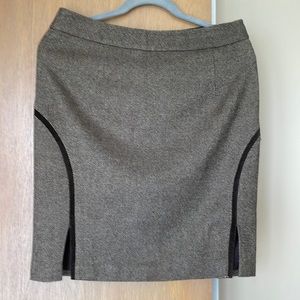 Club Monaco brown wool skirt